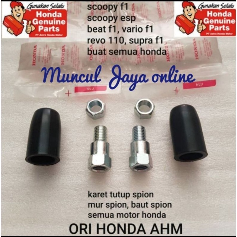 Mur spion baut spion karet tutup spion karet spion scoopy f1 new scoopy esp stylish harga 1set