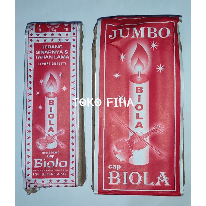 Lilin Lampu Mati / Lilin Natal - Ukuran Sedang & Jumbo (1 Pack)