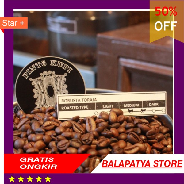

BEST SELLER !!! Kopi Robusta Toraja 500gram
