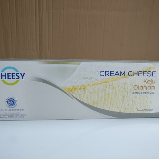 250 gr Cheesy Cream Cheese Repack / Potongan  Shopee 