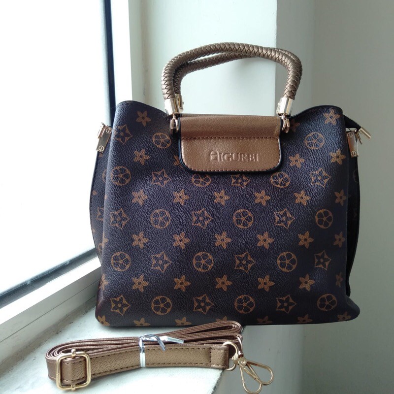 SG3147 syafniegalery tas kerja wanita impor hand bag motif GD 7497 1510 tas kantor wanita 7497