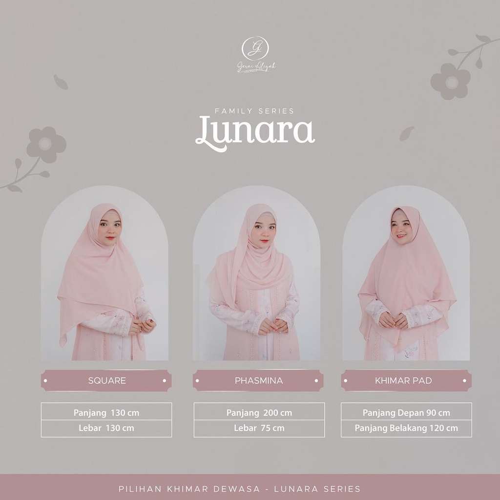 Gerai Aliyah | Lunara Series "Khimar Mom"