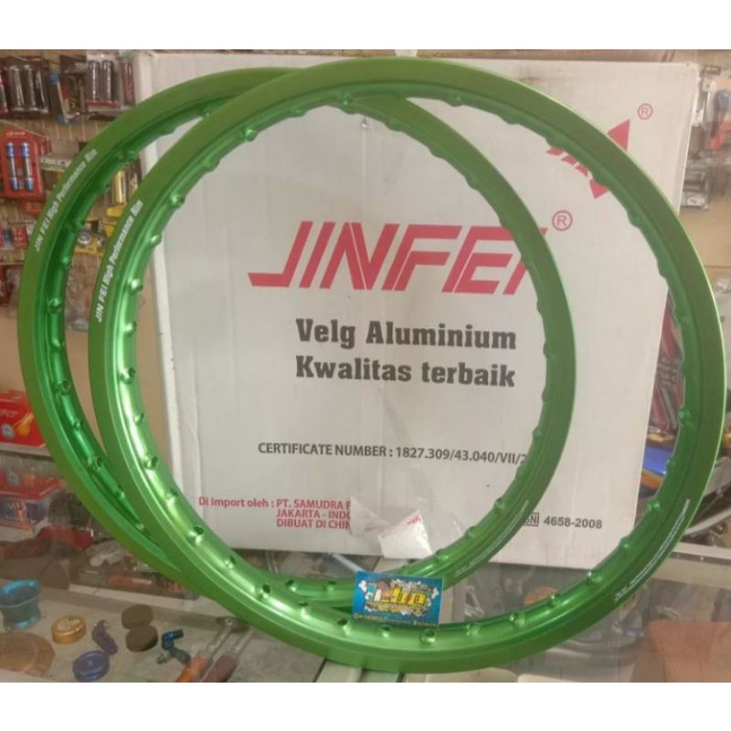 velg jinfei hijau 140 140 ring17 termurah