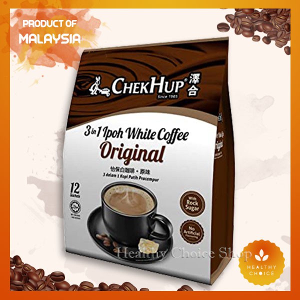 

KOPI PUTIH CHEK HUP 3 IN 1 WHITE COFFEE ORIGINAL ISI 12 IMPORT MALAYSIA