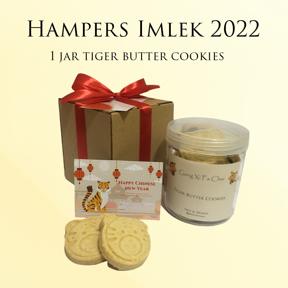 

Hampers Imlek 2022 - 1 Toples Tiger Butter Cookies - Hampers Imlek Cookies - Hampers Imlek Murah - CNY Hampers