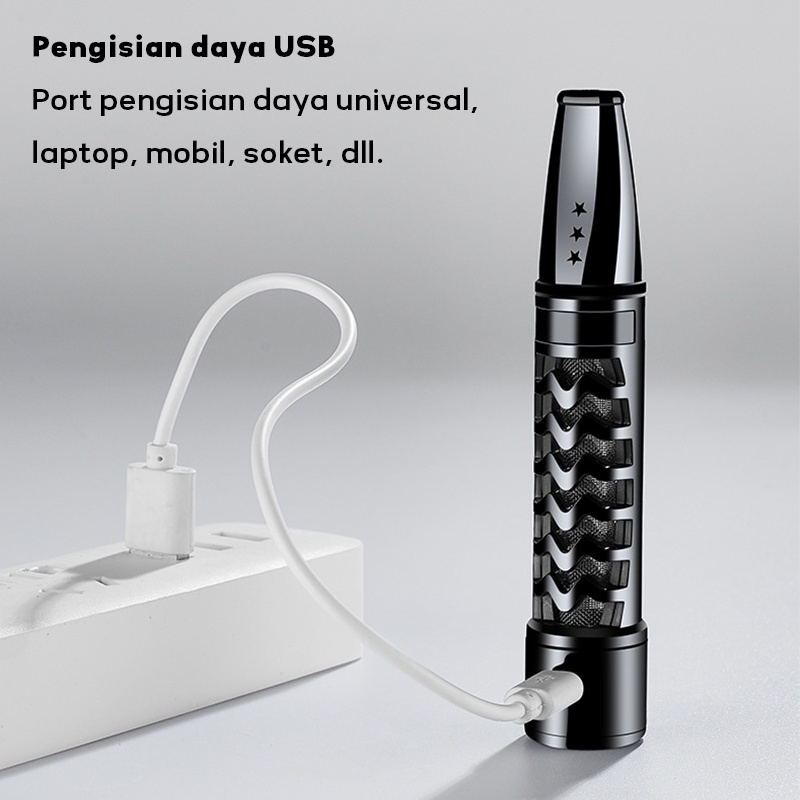 Pemantik Rokok / Pipa Asbak Portable / Asbak Rokok Portable / holder filter rokok / Enclosed No dust loss with USB Tungsten Coil Lighter / Usb Rechargeable Cigarette Lighter