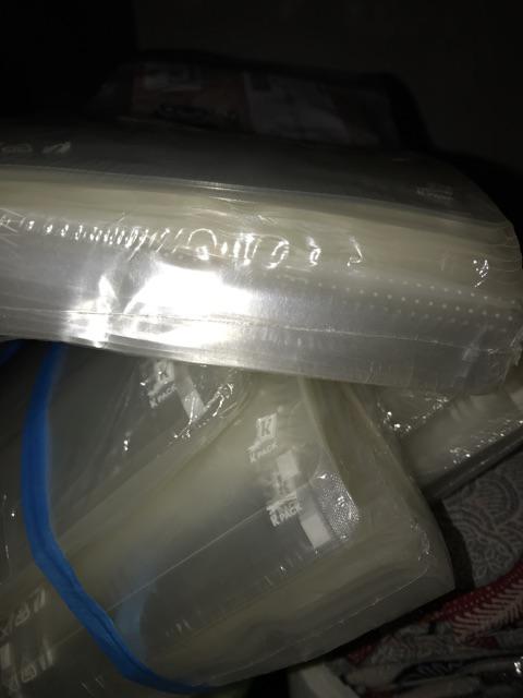 Plastik Standing Pouch Isi 100 Kpack Kemasan 14cm Bening