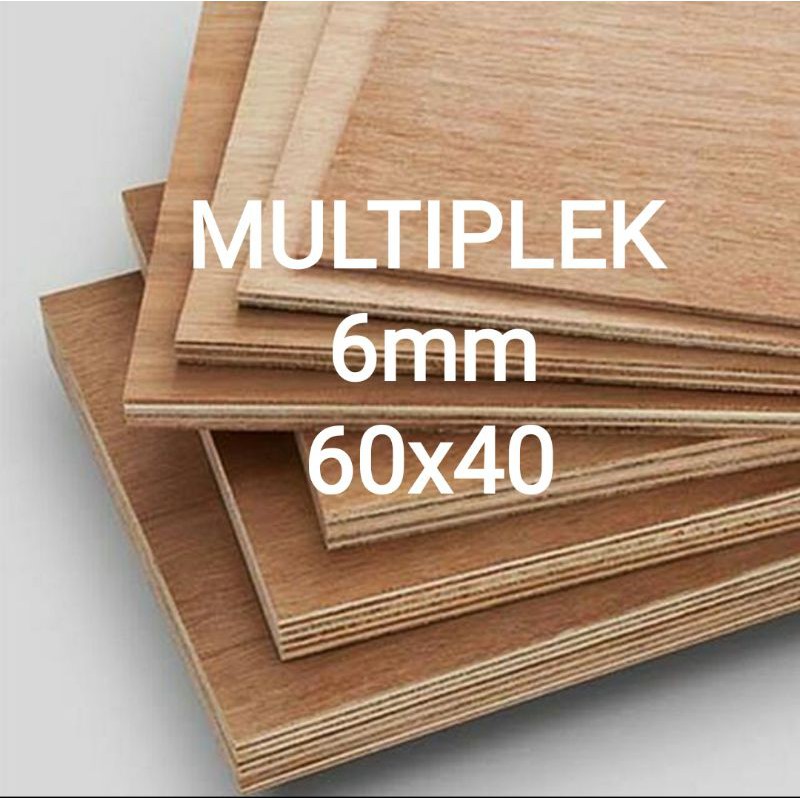 Triplek / Multiplek 6mm (60x40)cm, plywood 6mm