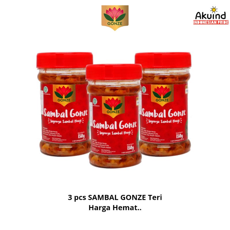 

Gonze - Promo Sambal Kecombrang teri 3pcs