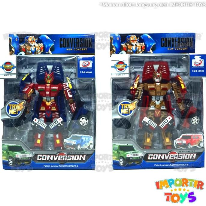 MAINAN ROBOT MENJADI MOBIL WARRIOR DEFORMATION TOY KID