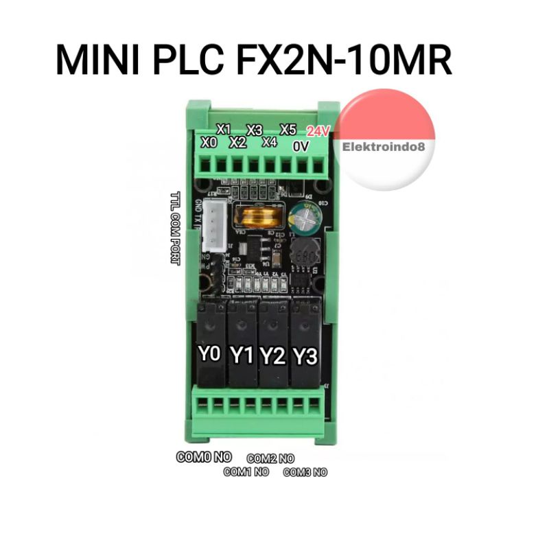 mini plc fx2n 10mr usb ttl programmer Mitsubishi gx work melsec