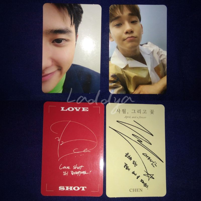 OFFICIAL PHOTOCARD EXO DO, EXO CHEN