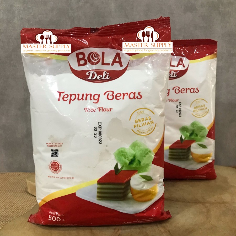 

BOLA DELI RICE FLOUR 500 GR / TEPUNG BERAS HIGH QUALITY