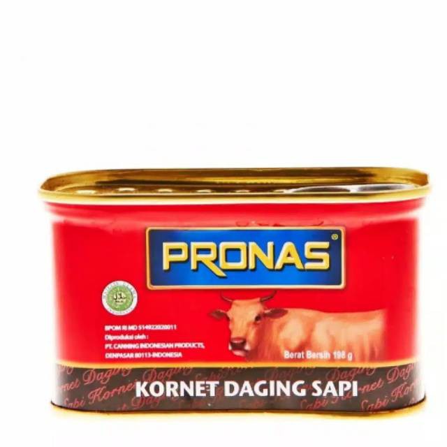 

PASAR ONLINE MURAH - PRONAS KORNET DAGING SAPI 198GR