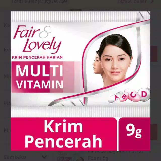 Fair & Lovely Cream Sachet
