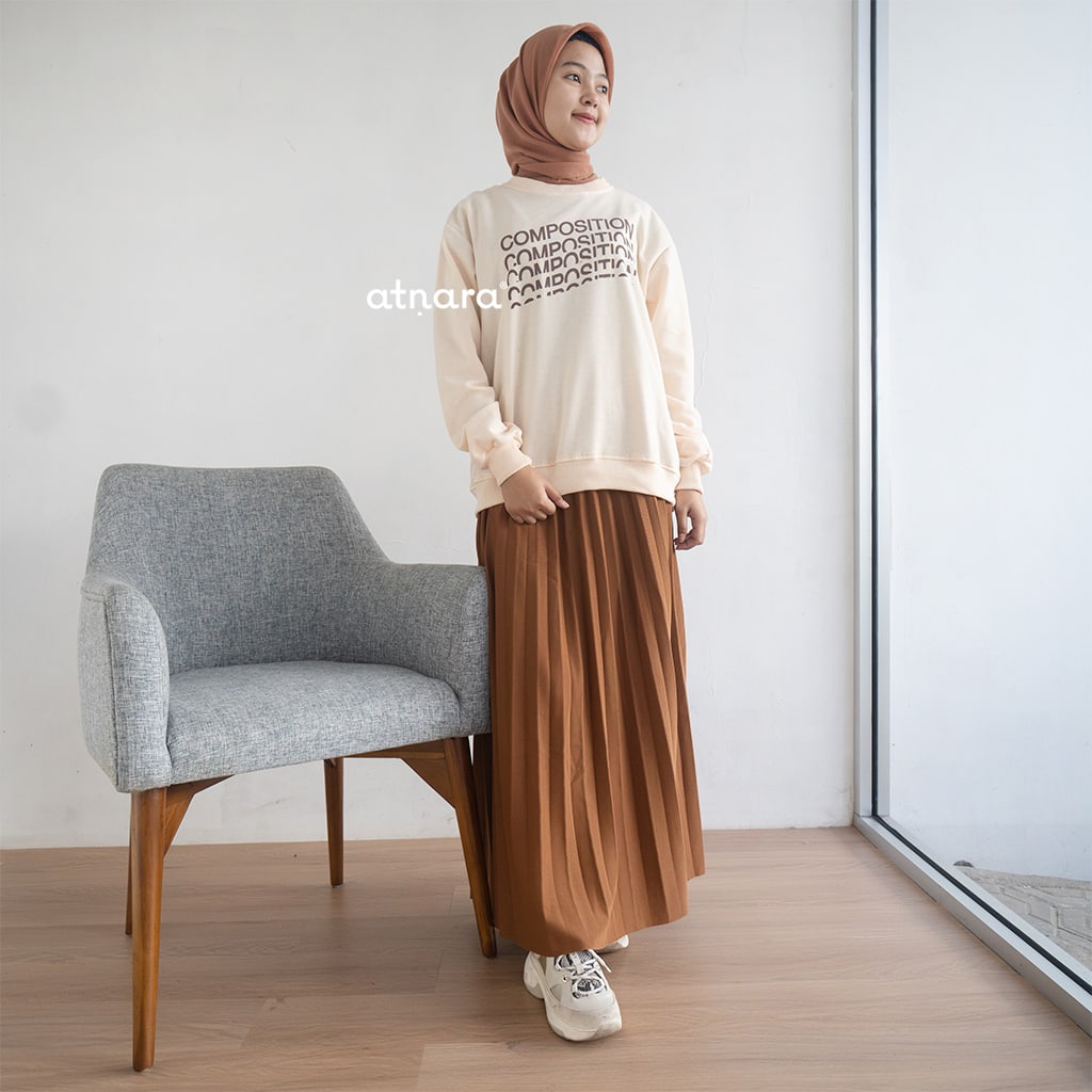 Nara Grosir - Composition Sweater l Sweater Pria dan Wanita