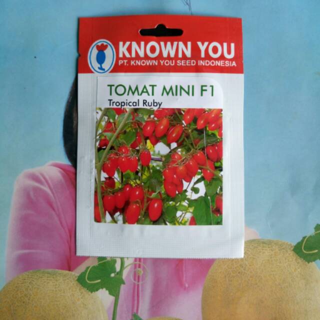Benih Tomat Cherry TROPICAL RUBY 100 biji
