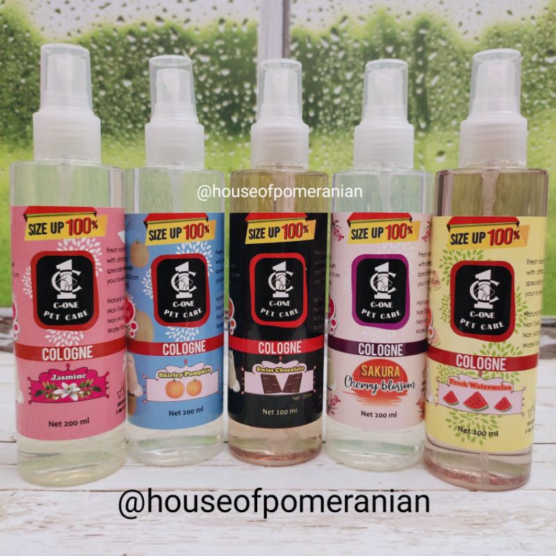 Parfum anjing kucing deodorant cologne dog cat grooming care