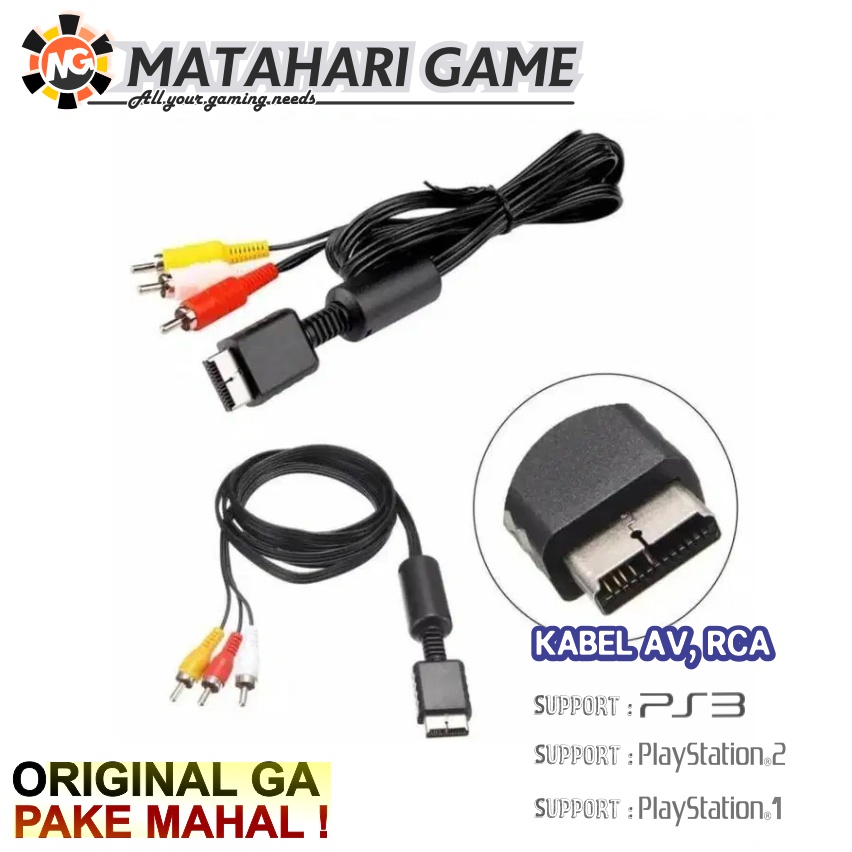 Kabel AV Cable AV Playstation 2 Best Quality For PS2,PS3