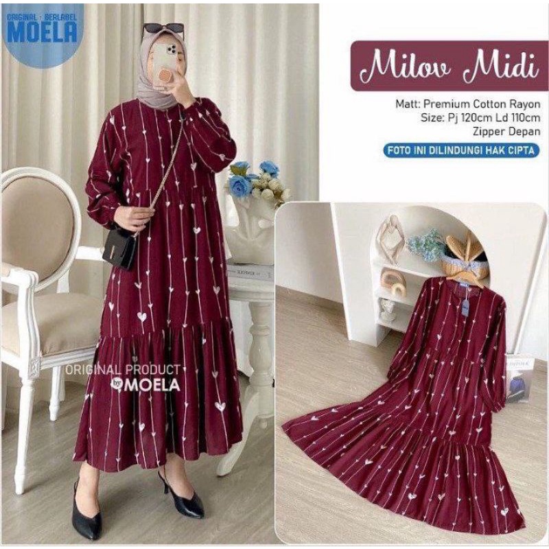 Daster Midi | Daster Tie Dye Korea Midi Style Lengan Panjang Size Standar LD 115 Busui Matt Cringkle Airflow | Daster Rayon