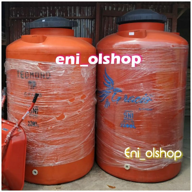 Penampung Air/ Toren Air Merk Tedmond Grand dan Merk Gracio 2200L Palembang