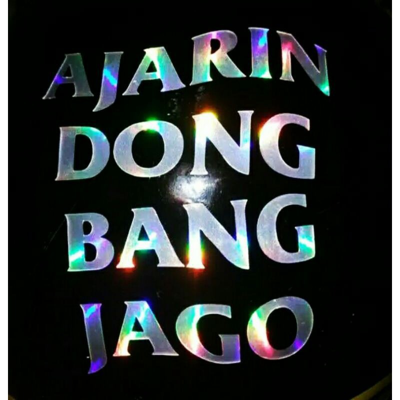 

Sticker Hologram Harta Tahta Custom Nama / LANGSUNG KIRIM /TIDAK NUNGGU