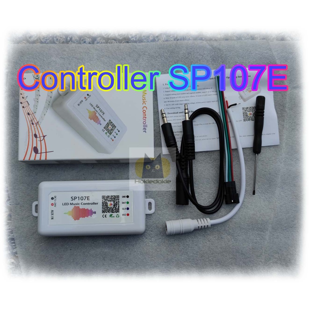 Controller SP107E RGB musik Bluetooth WS2812b WS2811