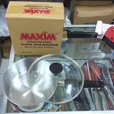 Maxim Clovis Sauce Pan 18 cm Panci Susu Stainles Tebal