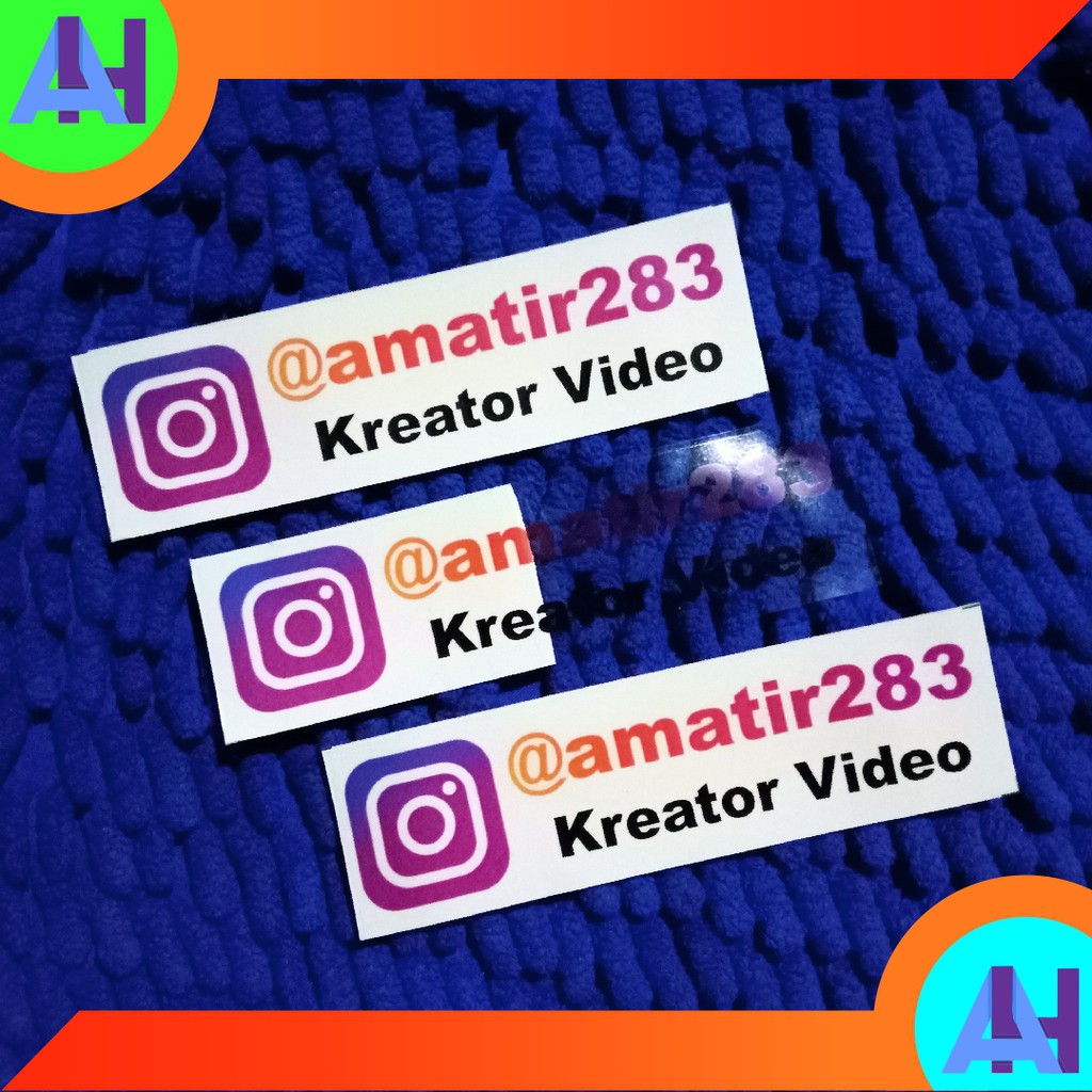 

PROMO! isi 10 Stiker Nama Akun Instagram Costum. Tulis Nama IG di Chat. Sticker Nama Request. Ig 02