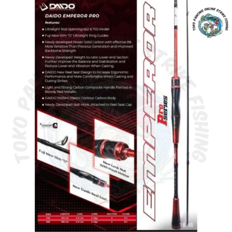 JORAN DAIDO EMPEROR PRO SERIES 662UL/702UL RING FUJI