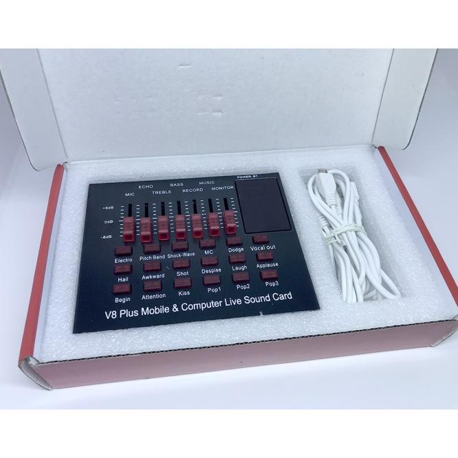 TAFFWARE USB EXTERNAL SOUNDCARD V8 PLUS - BLUETOOTH AUDIO - SOUND CARD