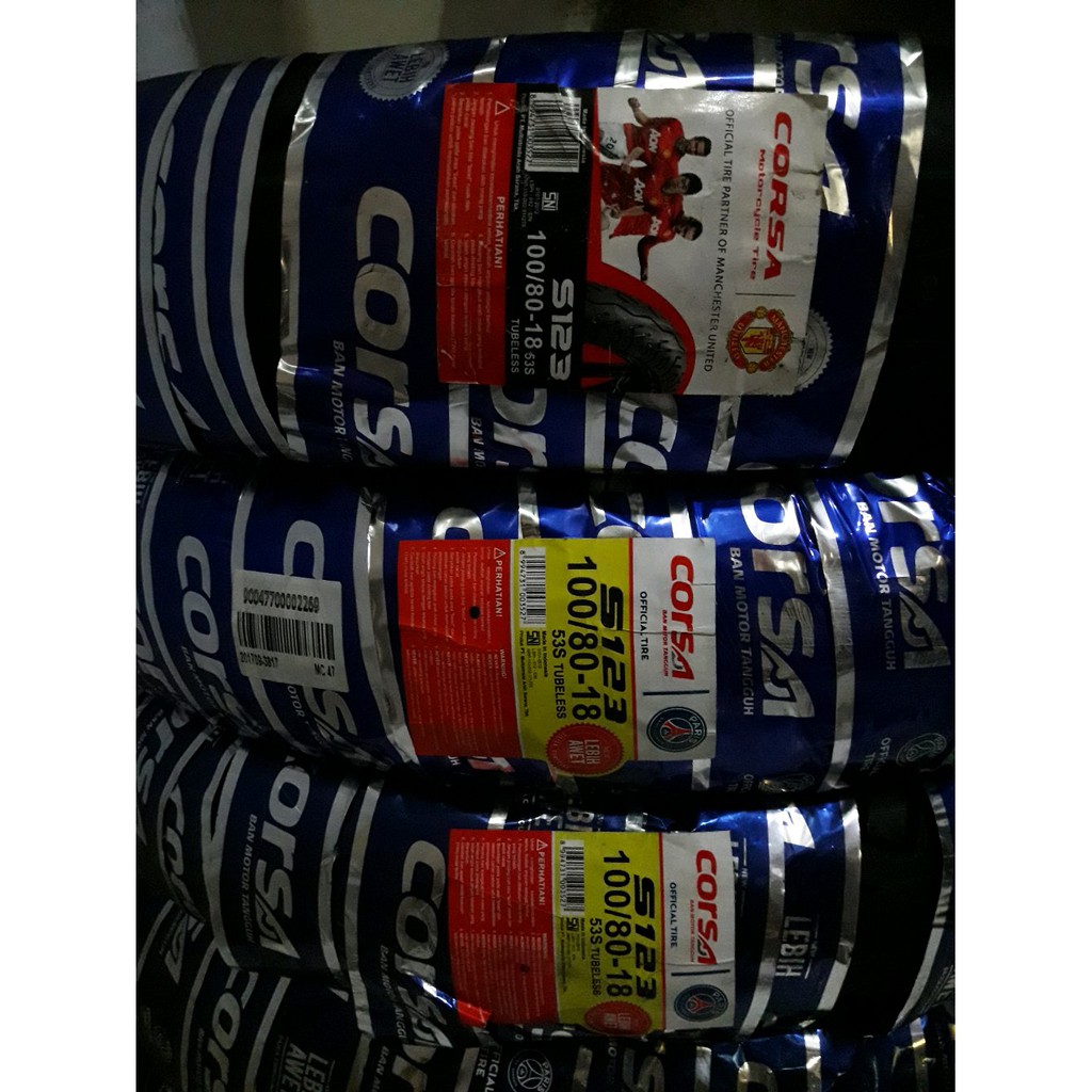 Ban Tubeless Corsa 100 80 - 18