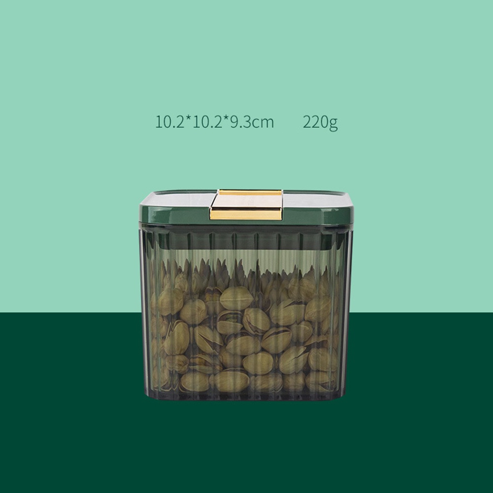 【COD Tangding】700/1300/1800ML Transparent Food Cereals Dry Seal High Capacity Storage Case Home Kitchen Storage Case