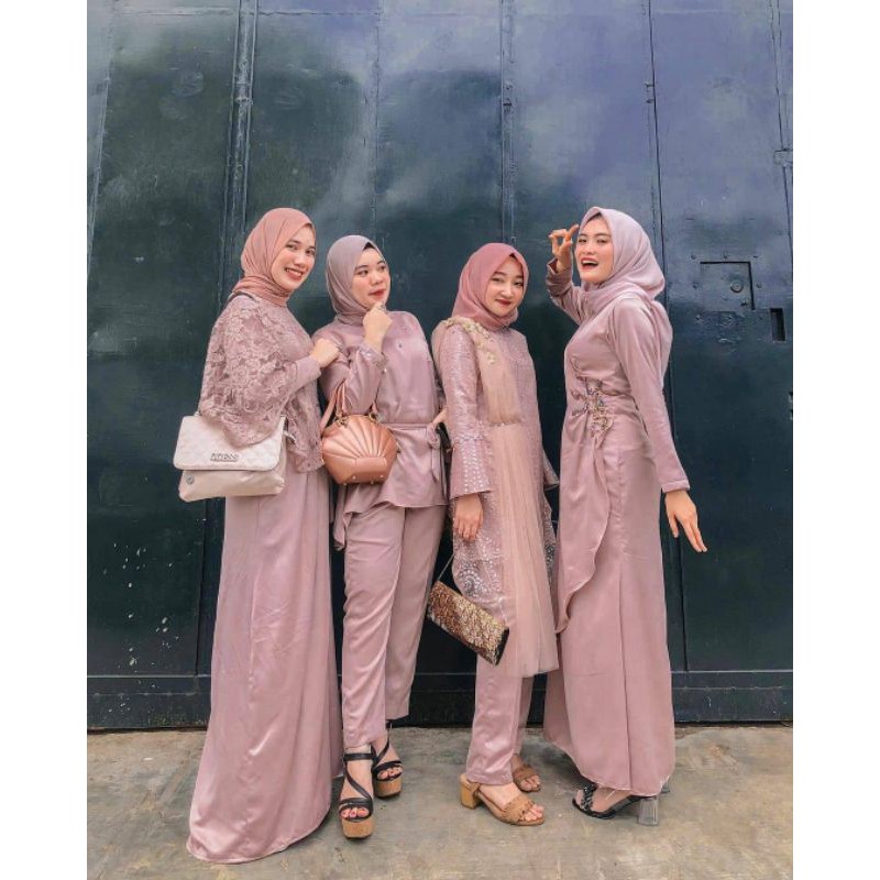 S5 KAIN MAXMARA SILK PREMIUM / MAXMARA ORI grade A / KAIN BRIDESMAID DRESS - harga per 0,5 meter