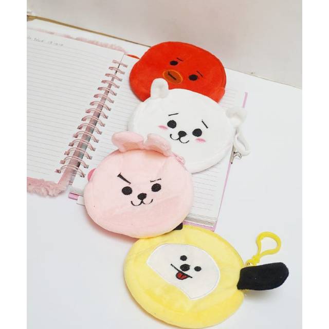 Dompet koin BT BOYBAND KOREA coin purse dompet koin tata cooky chimmy RJ