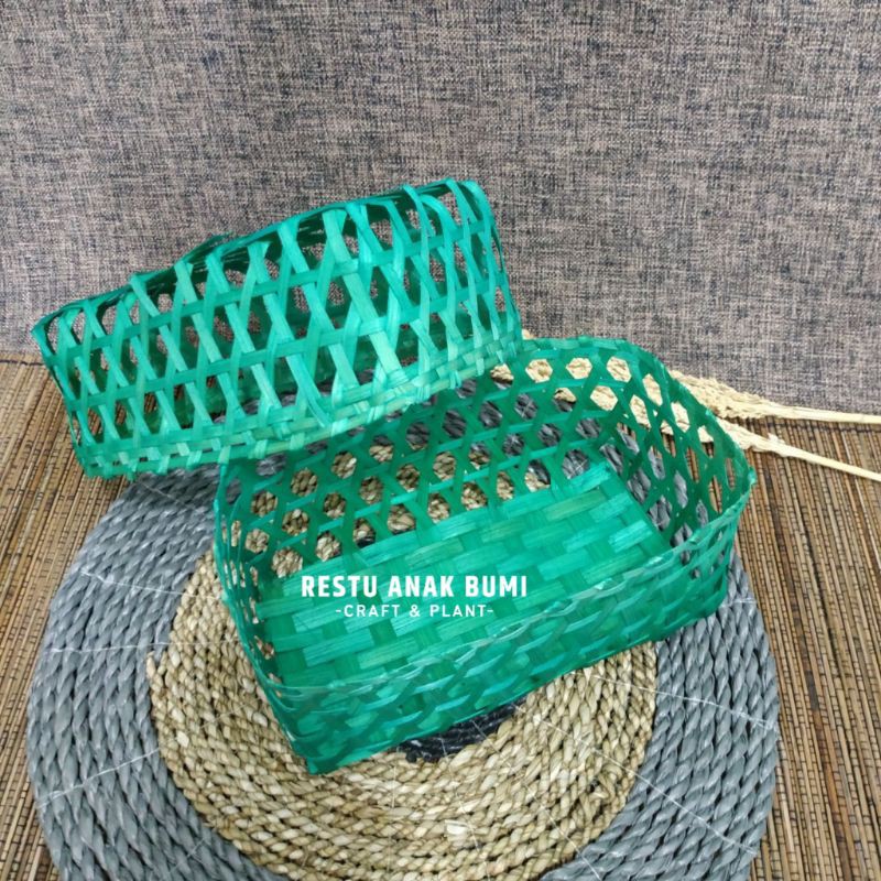 

Promo Keranjang PP Warna 20x10cm|Hampers|Hantaran|Serahan|Hadiah|Catering|Box Makan|Kotak|Gift|Wadah |Anyaman Bambu | Bambu | Wadah Kue | Tempat Kue Kering