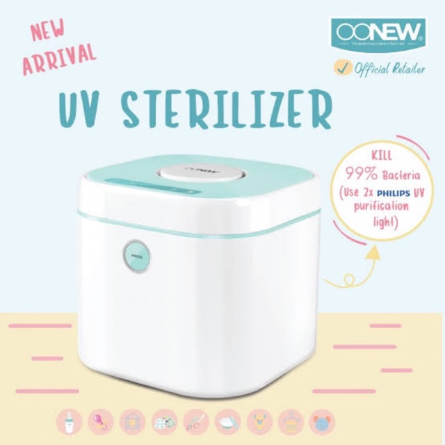 OONEW UV Sterilizer with Dryer (HEPA filter drying intelligent 3 in 1 sterilizer)