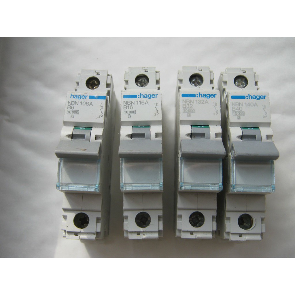 MCB / Mini Circuit Breaker HAGER 1P 6A, 10A, 16A, 20A, 25A, 32A, 40A