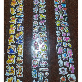 Stiker Anak Timbul 3D Panjang Motif Gambar Tempel Karakter 