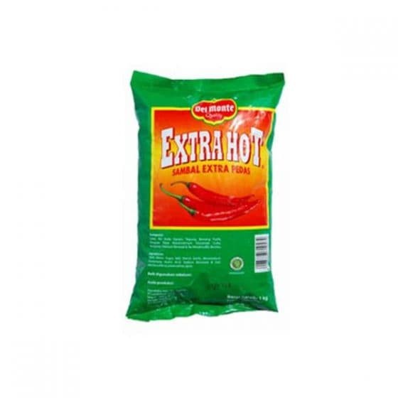 

DELMONTE SAUS CHILI EXTRA HOT POUCH 1KG