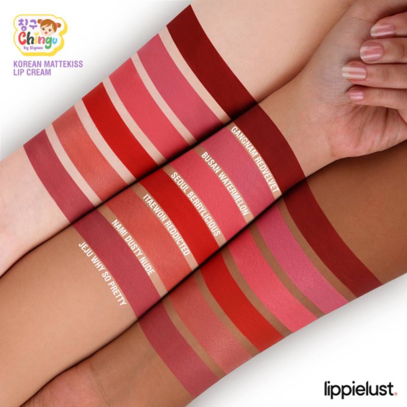 CHINGU KOREAN MATTEKISS LIPCREAM / LIPSERUM BY KIYOWO