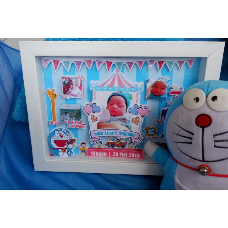 Frame Biodata Bayi 3D