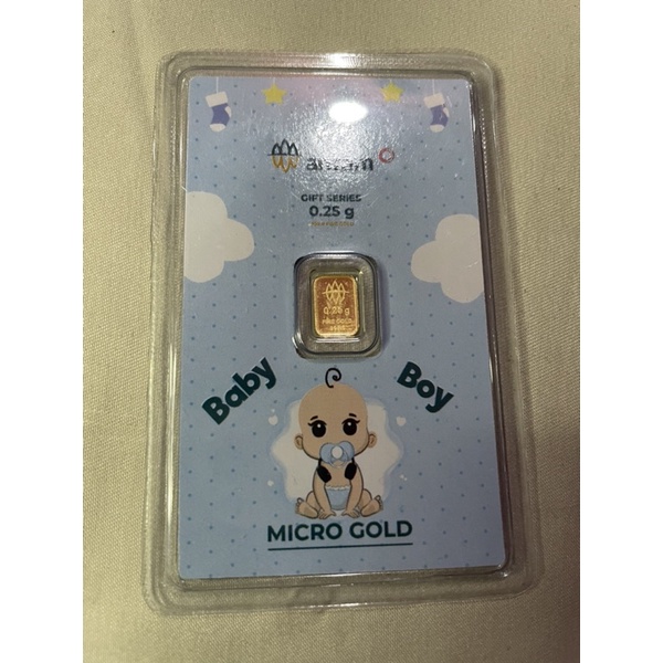 Emas 24 karat Antam x Hartadinata gift series 0,25 gram #BabyBoy #KadoLahiran