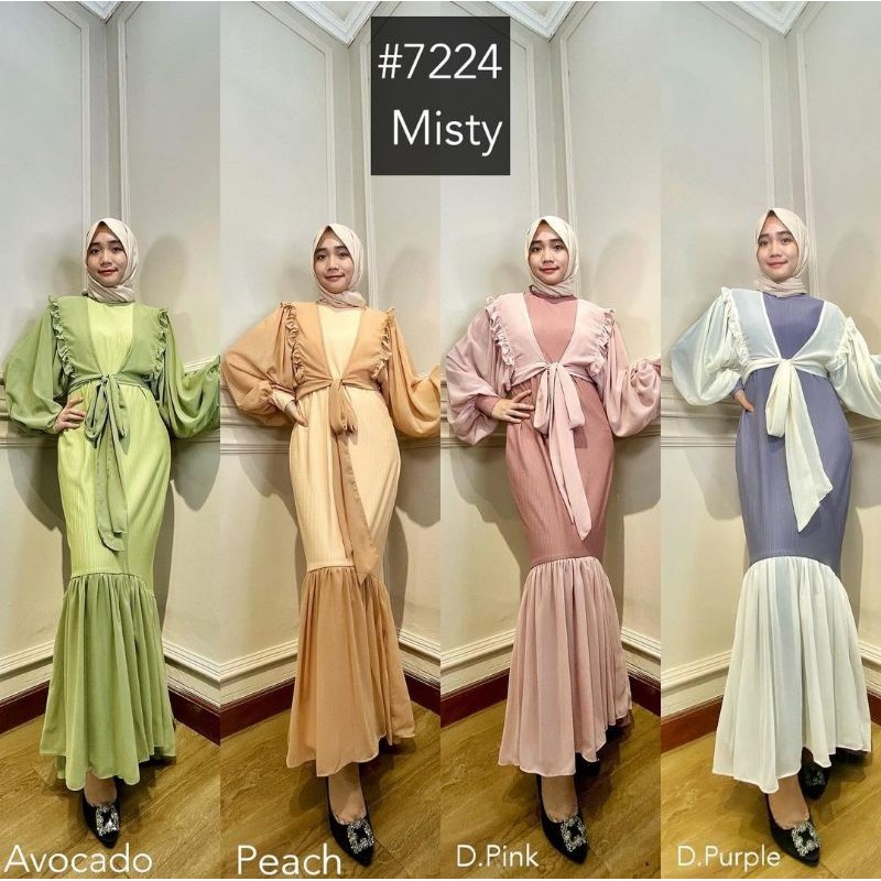 Misty dress MK Vievie dress fadlinasalsa baju pesta baju kondangan gamis premium real pict