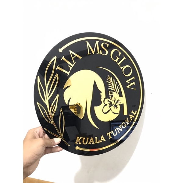 Papan Usaha - Nama Usaha - Papan Neon Box 40*40 cm