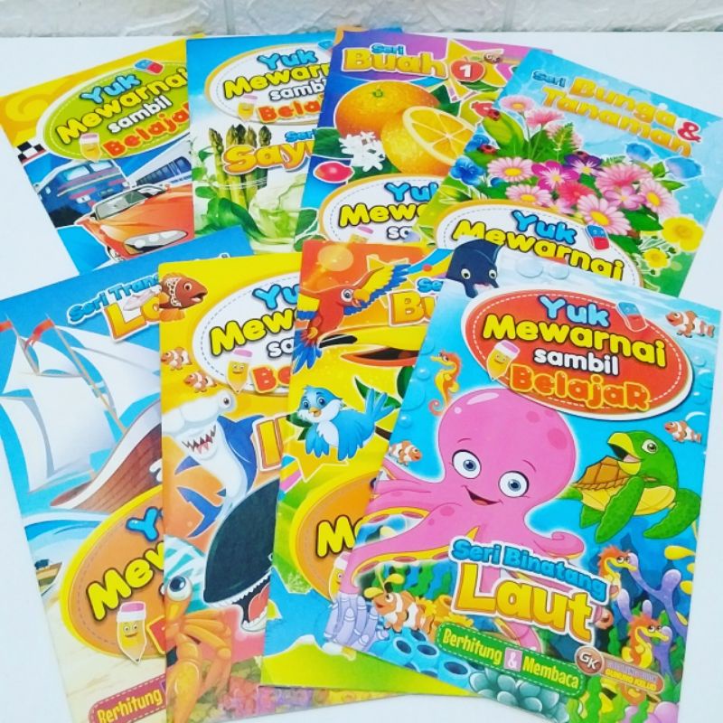 

BUKU MEWARNAI • BUKU MEWARNAI ANAK • MURAH DAN MENARIK
