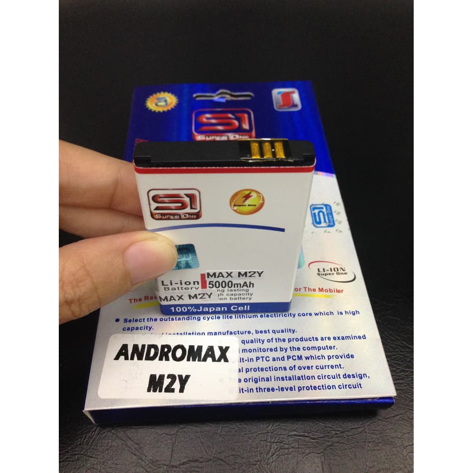 Baterai Modem Wifi 4g Smartfren Andromax M2y Model H11348 5000Mah Super one S1 Double Power