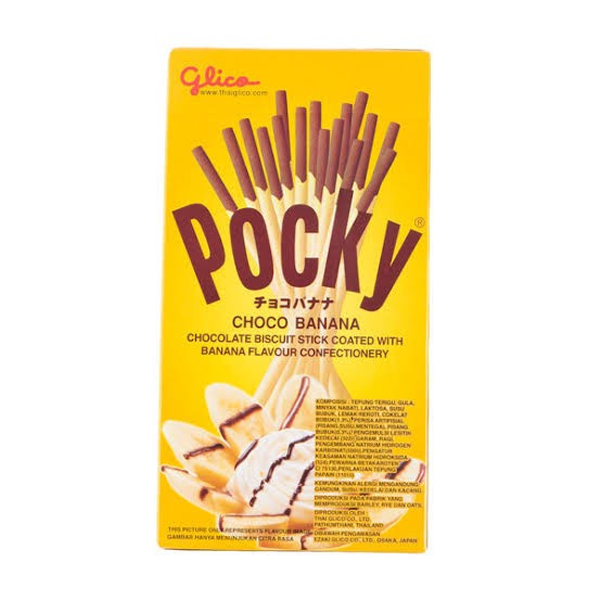 

Pocky Biskuit Stik Cokelat Pisang 42 g