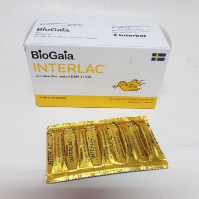 Interlac Serbuk (30 sachet @ 0,3g)