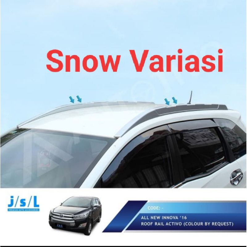 Innova roof rail rel atap mobil activo warna sesuai pesanan JSL